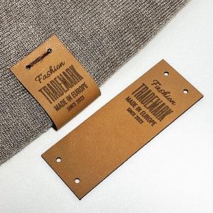 Läderetiketter i äkta läder - EP-M19