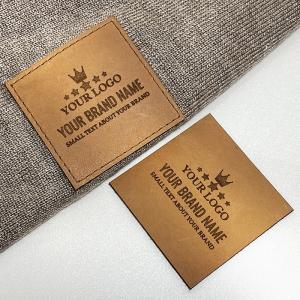 Läderetiketter i äkta läder - EP-M20