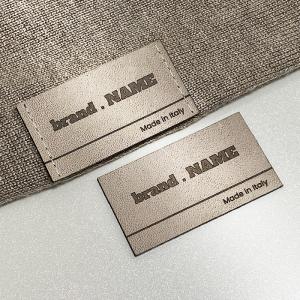 Läderetiketter i äkta läder - EP-M22