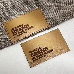 Läderetiketter i äkta läder - EP-M68