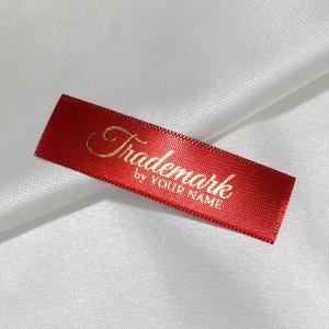 Tryckta namnetiketter i satin - TL-M102