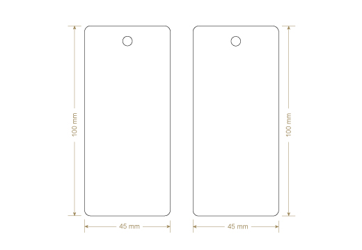 Hängetikett Model HT-M112