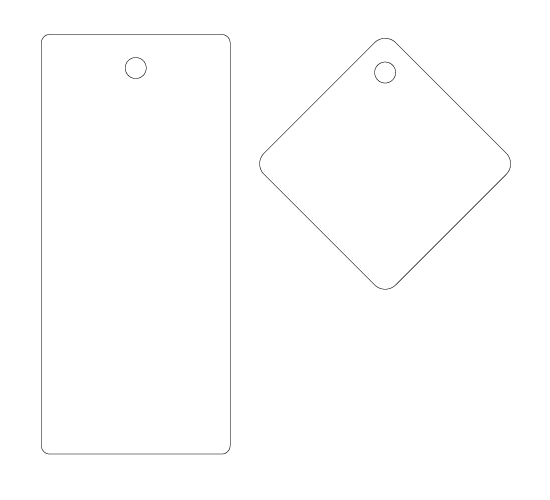 Kartongetikett Model HT-M94