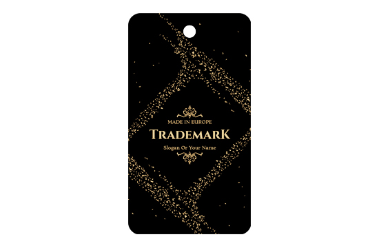 Kartongetikett Model HT-M97