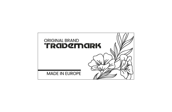 Etikett i syntetiskt läder Model EP-M103