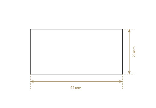 Etikett i syntetiskt läder Model EP-M103