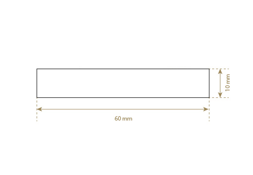 Etikett i läderimitation Model EP-M127