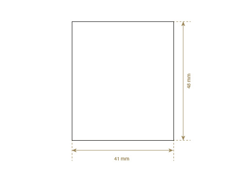 Etikett i konstläder Model EP-M141