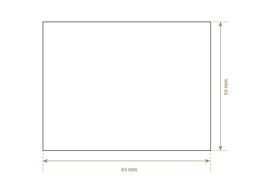 Etikett i läderimitation Model EP-M149