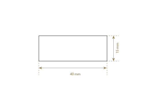 Etikett i konstläder Model EP-M153