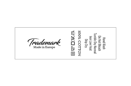 Tvättrådsetikett Model TC-M28