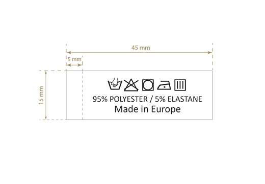 Tvättrådsetikett Model TC-M407