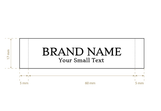 Vävd etikett Pure Style Model WL-M30