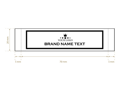 Vävda etiketter Strong Style Model WL-M4