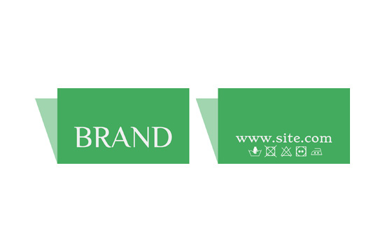 Vävd etikett Whim Style Model WL-M41