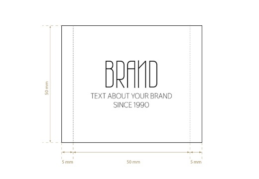 Vävd etikett Amazing Style Model WL-M97